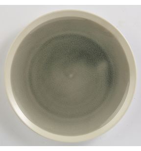 Assiette plate rond gris grès émaillé Ø 25,5 cm Winter Pro.mundi