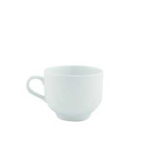 Tasse à thé rond blanc porcelaine vitrifiée 23 cl Ø 9 cm Brasserie Astera