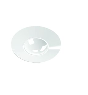 Assiette extra creuse rond blanc porcelaine vitrifiée Ø 28 cm Style Astera