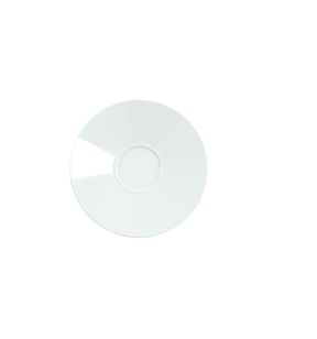 Sous-tasse à thé rond blanc porcelaine vitrifiée Ø 16 cm Style Astera