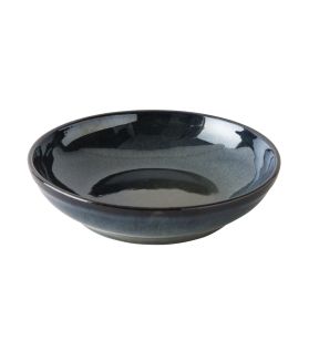 Assiette creuse rond bleu grès émaillé Ø 23 cm Gres Couleur Pro.mundi