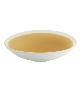 Assiette extra creuse rond jaune grès émaillé Ø 24 cm Winter Pro.mundi