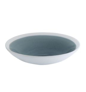 Assiette extra creuse rond bleu grès émaillé Ø 24 cm Winter Pro.mundi