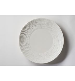 Assiette coupe plate rond ivoire porcelaine culinaire Ø 31 cm Arborescence Revol