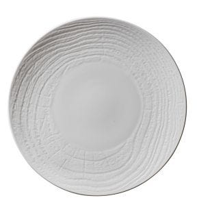 Assiette coupe plate rond ivoire porcelaine culinaire Ø 21,5 cm Arborescence Revol