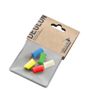 Sachet de 5 pastilles de couleurs silicone Ø 1 cm 1,5 cm Stop Glisse Deglon