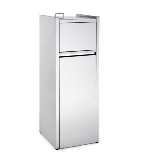 Vuilnisbak met kanteldeksel inox 110 L Tournus