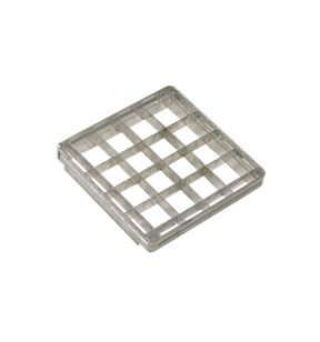 Kit couteau et poussoir 20x20 mm pour coupe-frites acier 10,7x10,7x1,5 cm L.tellier