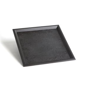 Dienblad vierkant zwart plastic xx1 Solia (10 eenheden)
