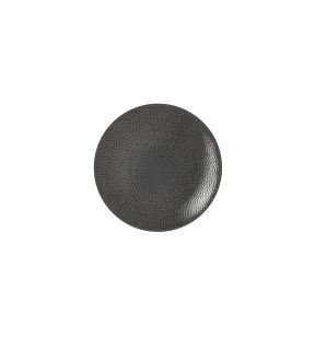 Assiette coupe plate rond gris grès émaillé Ø 21 cm Stone Medard De Noblat