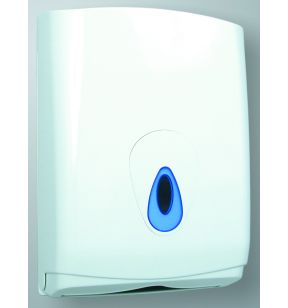 Distributeur essuie-mains blanc 42,5 cm x 14,5 cm