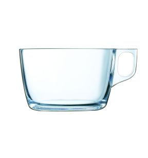 Tasse à déjeuner rond transparent verre trempé 50 cl Ø 13,7 cm Voluto Arcoroc