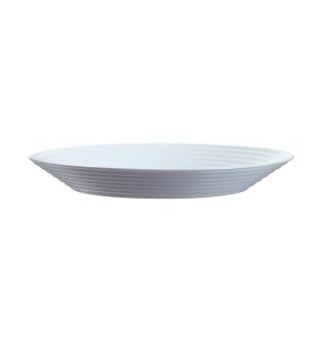 Assiette creuse rond blanc verre opal Ø 23,6 cm Stairo Arcoroc