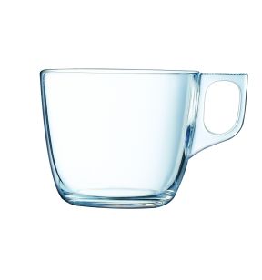Tasse à thé rond transparent verre trempé 22 cl Ø 10,7 cm Voluto Arcoroc