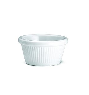Ramequin rond blanc plastique Ø 7,14 cm Tablecraft