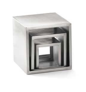 Display inox 23 Barclay Risers Tablecraft (3 eenheden)