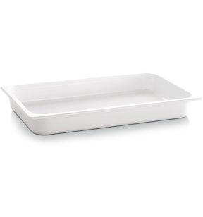 Bac mélamine blanc 53x32,5x6,5 cm 7,1 L Ecoline Aps