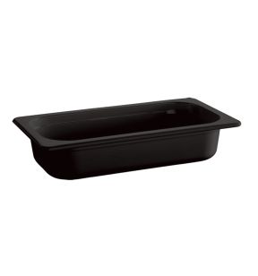 Bac mélamine noir 32,5x17,6x10 cm 2,7 L Ecoline Aps