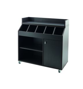 Buffet noir 100x45x100 cm William Flexmob