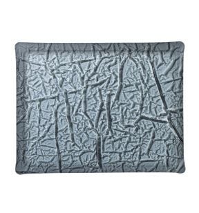 Plateau rectangulaire noir acrylique 37 cm Acrylic3 Platex
