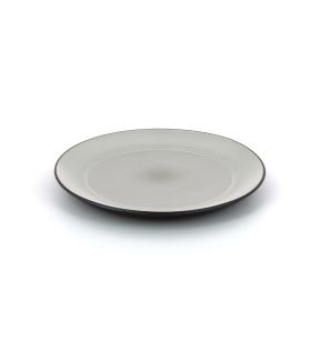 Assiette dim sum rond gris porcelaine culinaire Ø 22 cm Revol