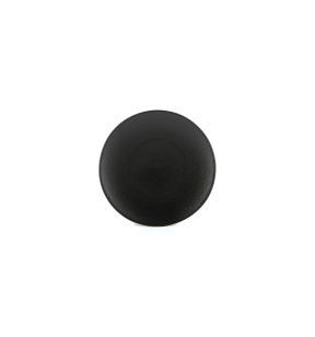 Assiette coupe plate rond noir porcelaine culinaire Ø 16 cm Revol
