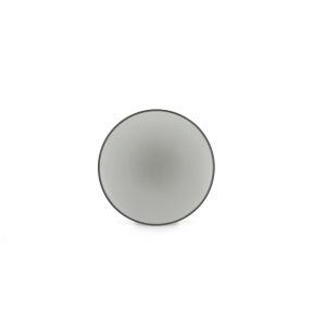 Assiette coupe plate rond gris porcelaine culinaire Ø 16 cm Revol