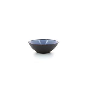 Assiette coupe creuse rond bleu porcelaine culinaire Ø 15 cm Revol