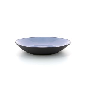 Assiette coupe creuse rond bleu porcelaine culinaire Ø 27 cm Revol
