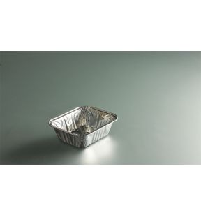 Bakje rechthoekig grijs aluminium xx4.4 49 cl (100 eenheden)