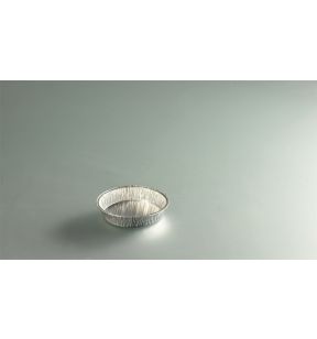 Taartvorm rond grijs aluminium Ø 10.9 16 cl (100 eenheden)