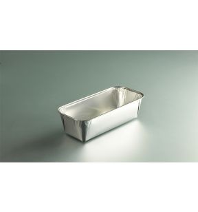 Cakevorm rechthoekig grijs aluminium x10.8 105 cl (100 eenheden)
