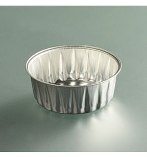 Ramequin rond grijs aluminium Ø 9.3 17.6 cl (100 eenheden)