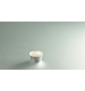 Beker rond grijs aluminium Ø 8 11 cl (100 eenheden)