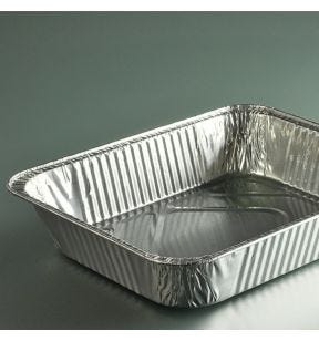Schotel gn 1/2 rechthoekig grijs aluminium x26.2 360 cl (100 eenheden)