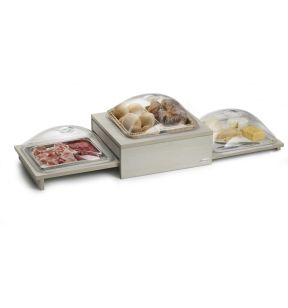 Bac GN 1/2 pour set réfrigéré inox 20 cm Compact Pintinox