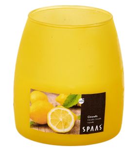 Kaarsenfles kegelvormig geel Ø 8.2 9 Soft Glow Spaas