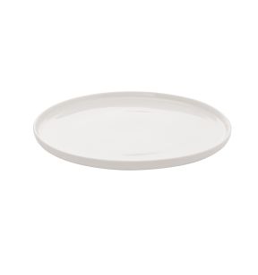 Assiette plate rond blanc porcelaine bone china Ø 28 cm Artic Accolade