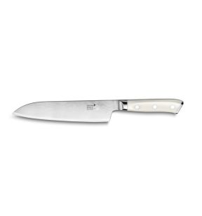 Couteau santoku 18 cm acier plastique unie Damas 67 Deglon