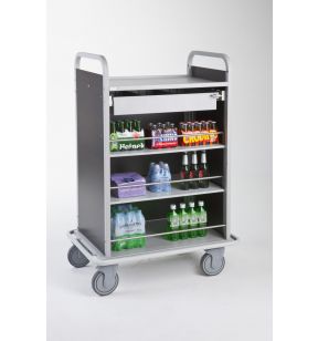 Minibarwagen staal xx133.3 Ibiza Caddie Hotel