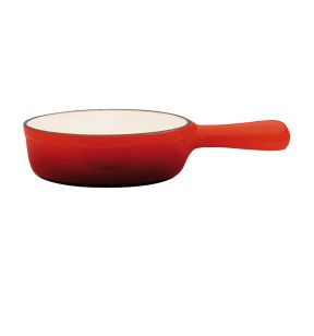 Caquelon fonte d'acier Sans revêtement Sans couvercle Ø 18 cm 8 cm 1,2 L
