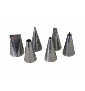 Douille inox 3,8x5,2 cm De Buyer (6 pièces)