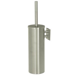 Wc-borstel rond zilver inox Probbax