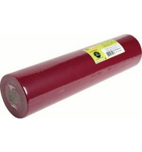 Rouleau tête à tête bordeaux plastique 0,4x24 m
