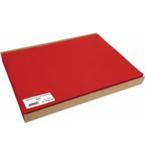Set de table rouge plastique 30x40 cm (100 pièces)