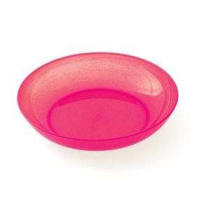 Assiette plate rond rouge polypropylène (pp) Ø 18,5 cm Vaisselle Enfance Plastorex