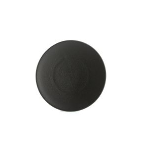 Assiette coupe plate rond noir porcelaine culinaire Ø 26 cm Revol