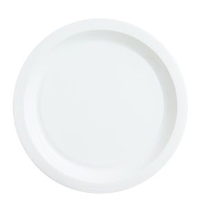 Assiette régithermie rond blanc verre opal Ø 25 cm Heat System Arcoroc