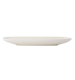 Plat ovale ivoire porcelaine vitrifiée 55x17 cm Artesano Villeroy & Boch
