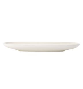 Plat ovale ivoire porcelaine vitrifiée 44x14 cm Artesano Villeroy & Boch